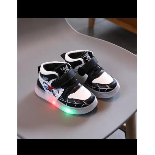 Kids' Spiderman Luminous LED Fashionable Sneakers/ kids shoes
