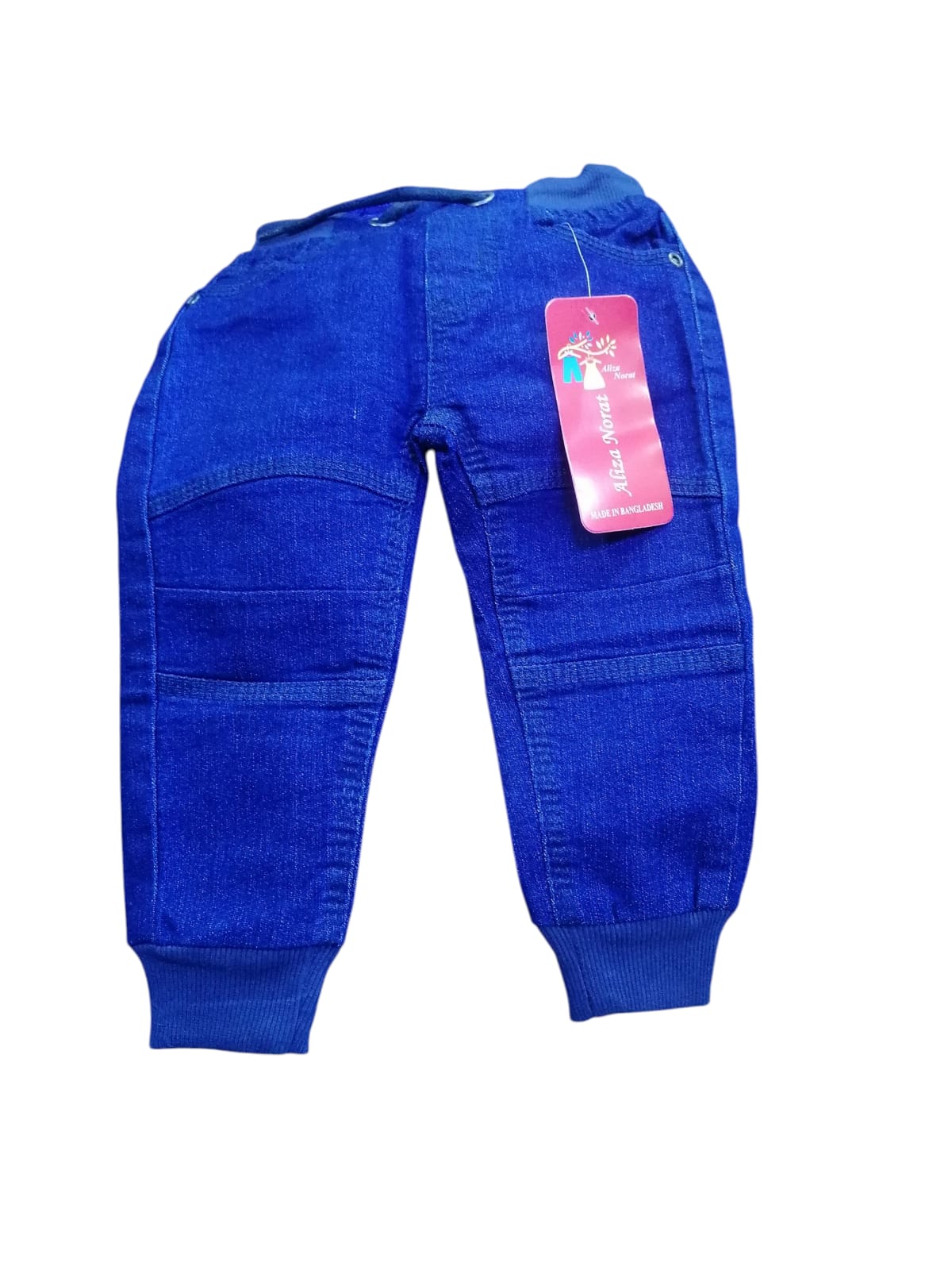Quality Denim Jeans  Baby Boys KIDS Plain Jeans Non Fading-BLUE