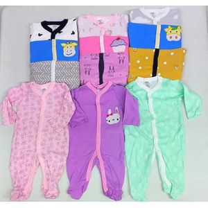 3PCS Baby Cotton Rompers, Different Prints And Colours