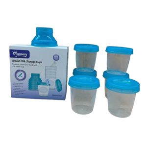 Momeasy Breast Milk Storage Cups, 180ml