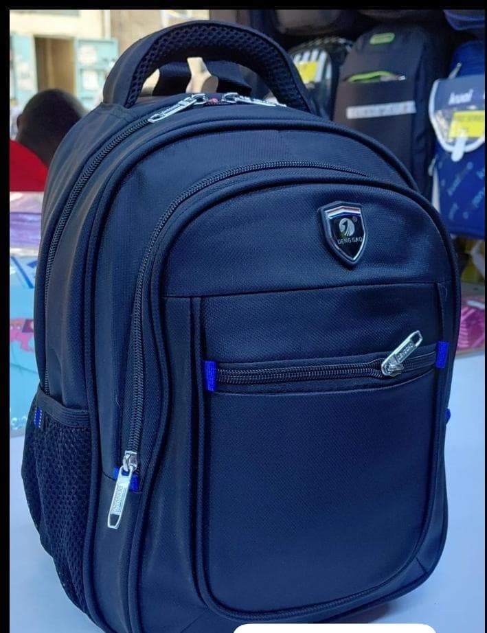 (Back to School)  Black School Bag