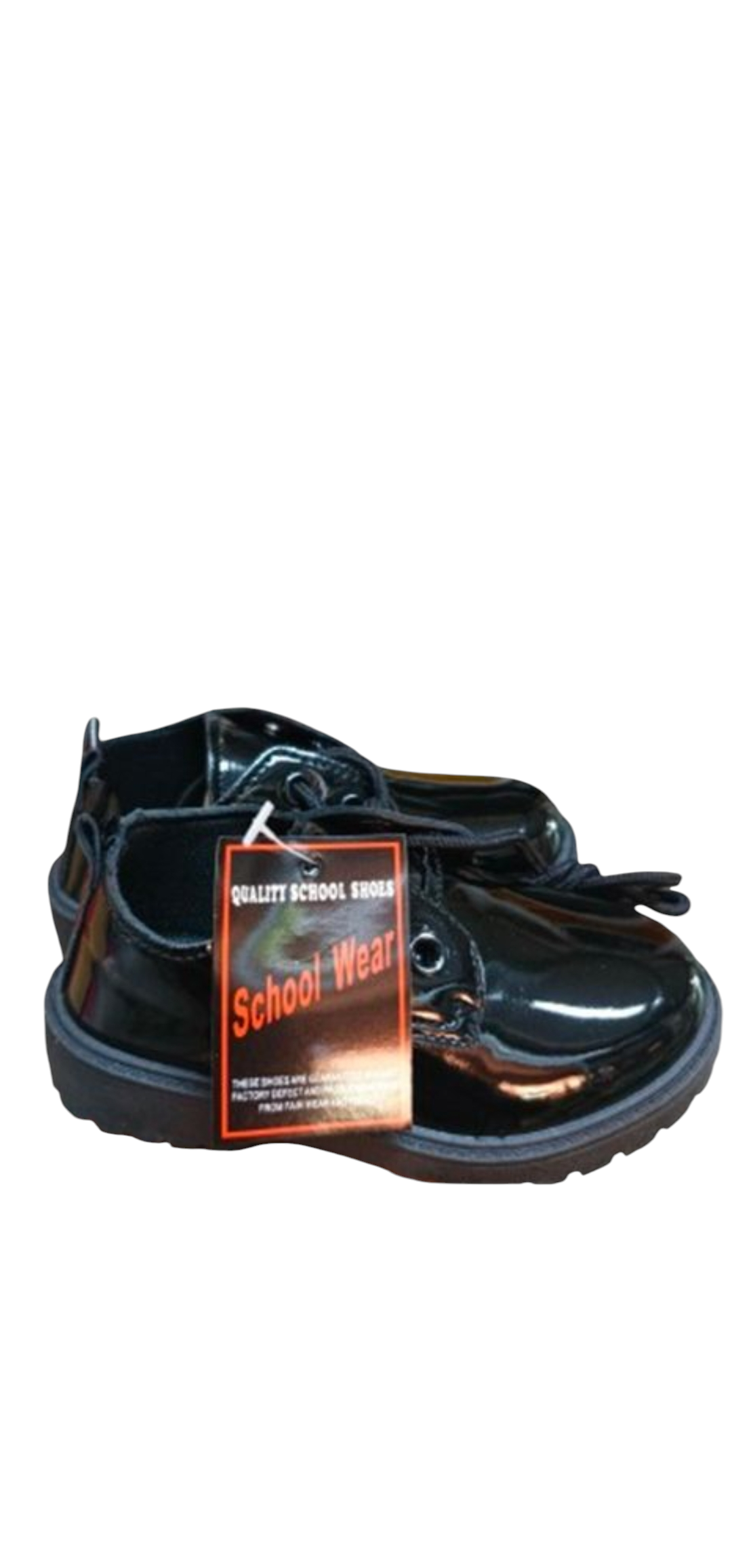 Unisex Shinny Lace-up Back-to-School Shoes