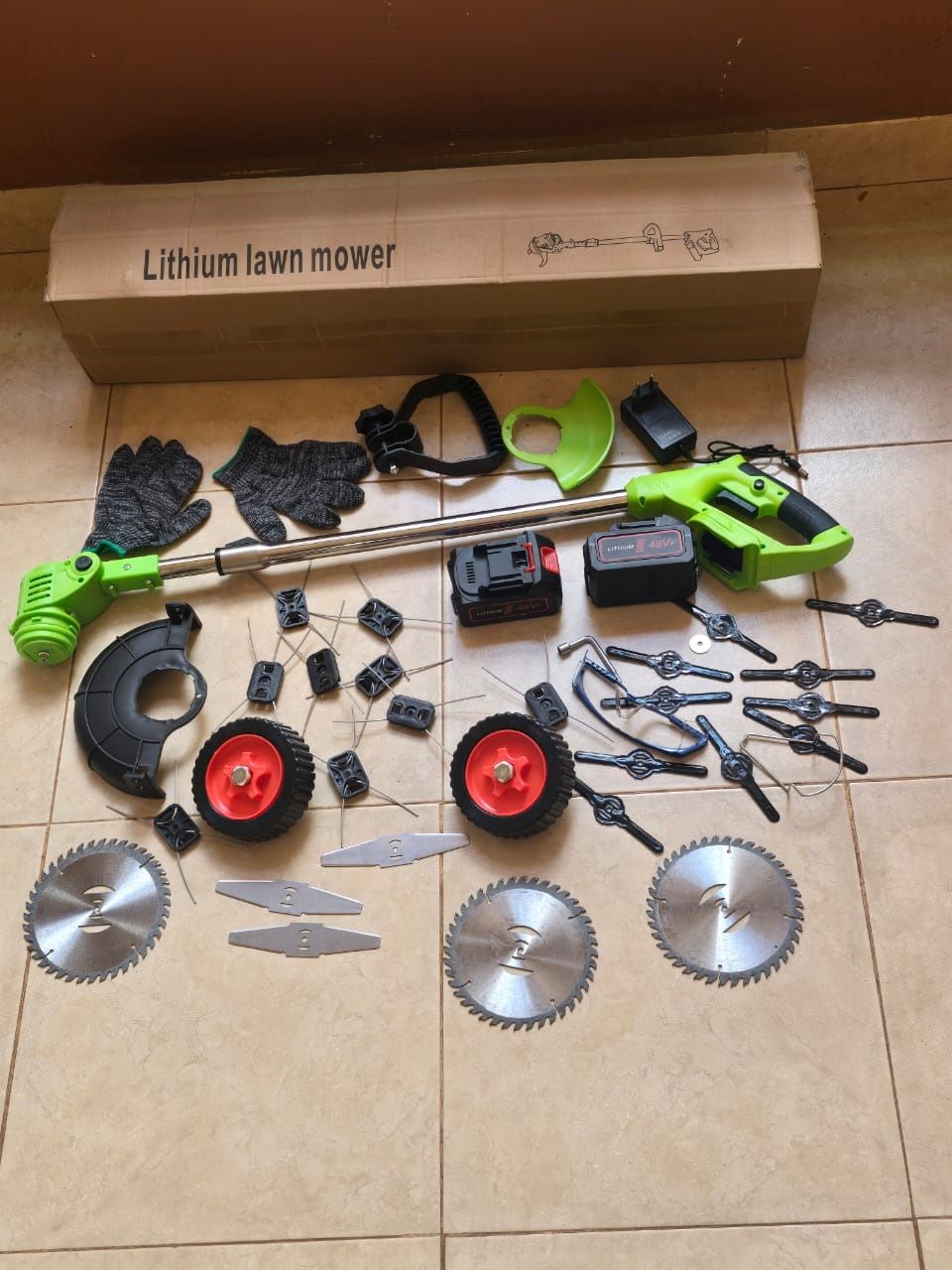 lithium lawn mower
