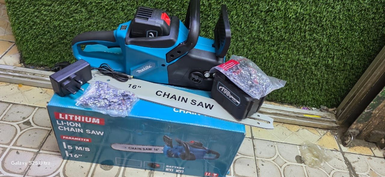 makita 16'' 198v cordless chain saw