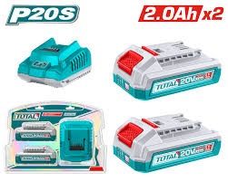 total p20s lithium ion battery and charger