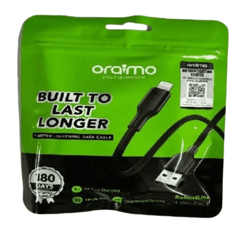 oraimo RobustLine 2A 1M Lightning Cable