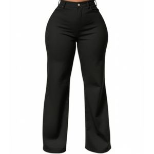 Stylish All-Season Black Mummy Jeans Trousers for Women