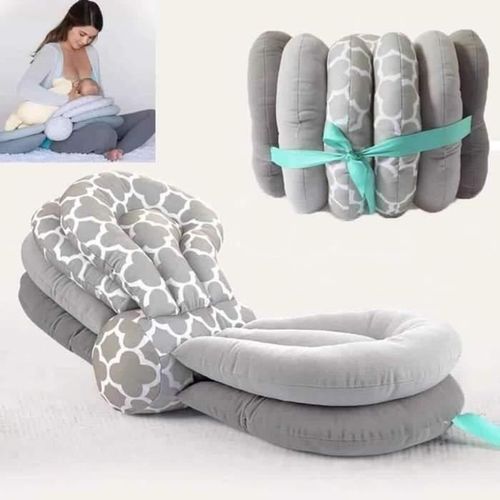 Adjustable Nursing Pillow for Ideal Latching - Grey