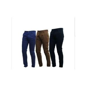 Navy/Choclate/Black 3 PCS Premium Men’s Soft Khaki Trousers