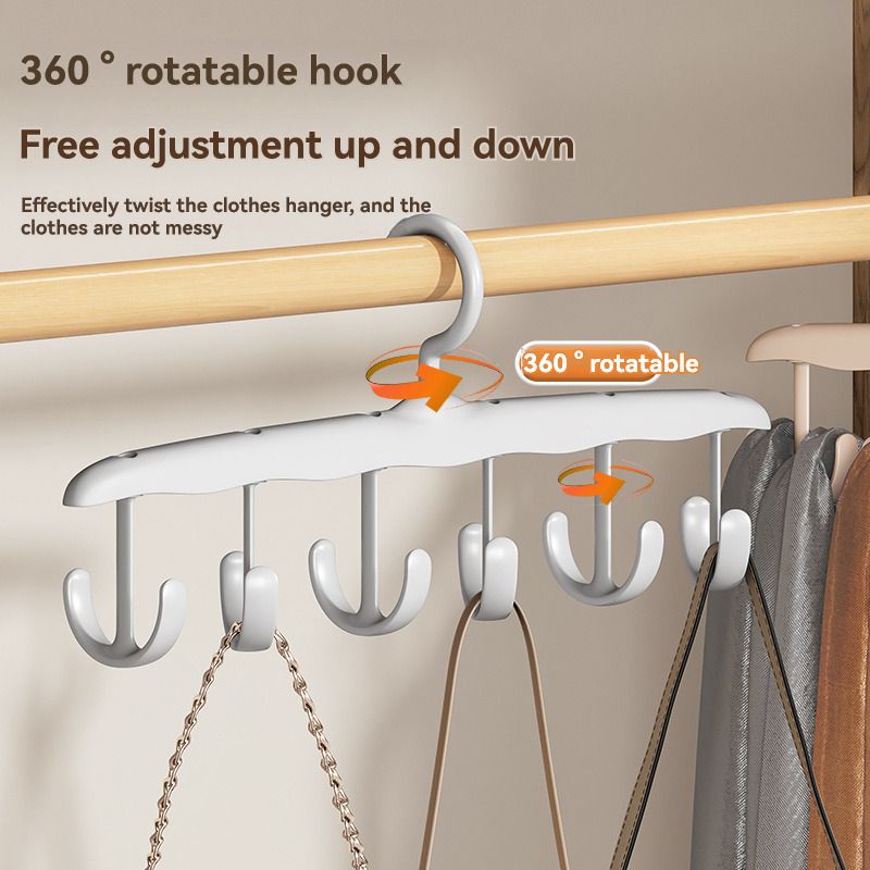 2PCS Multi functional hook hanger for hanging clothes, women's underwear, scarves, hooks, and tie racks