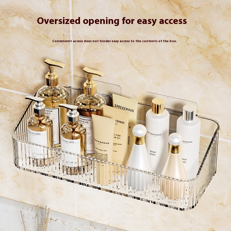 Storage Rack  Plastic Bathroom Corner Shelf Wall Mounted Bathroom Shelves Organizer Wall Shelf Kitchen Storage Holder