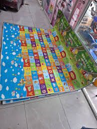 Baby Play Mat Kids Rug for Floor, Playmat for Kids Toddlers Infant, Extra Large Thick Playtime Collection ABC, Numbers, Animals Educational Area Rugs for Playroom (6×6ft)