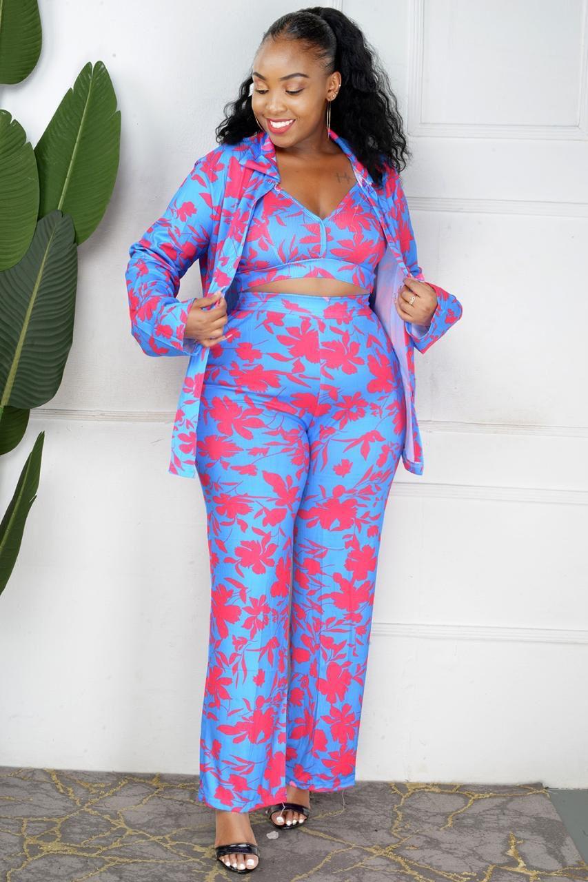Ladies fashion trousers suits