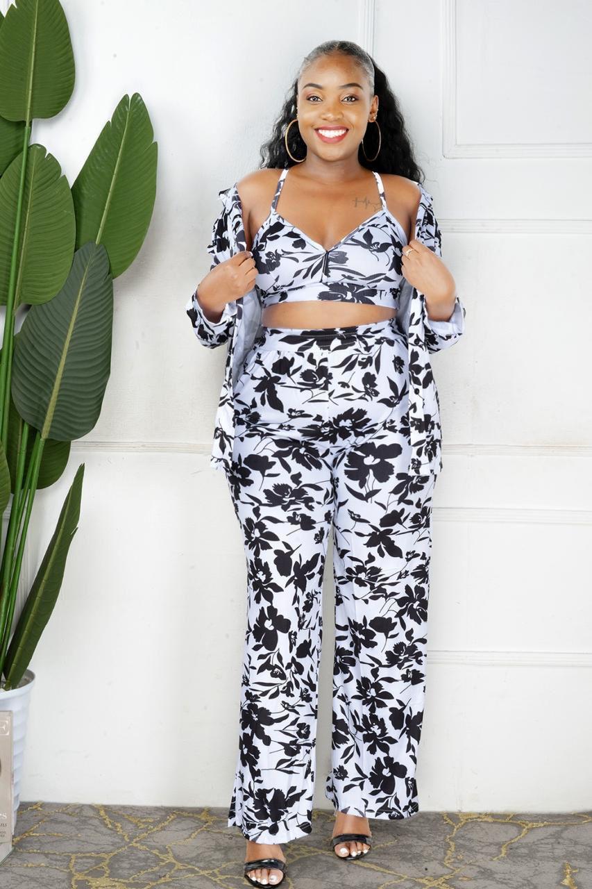 Ladies fashion trousers suits