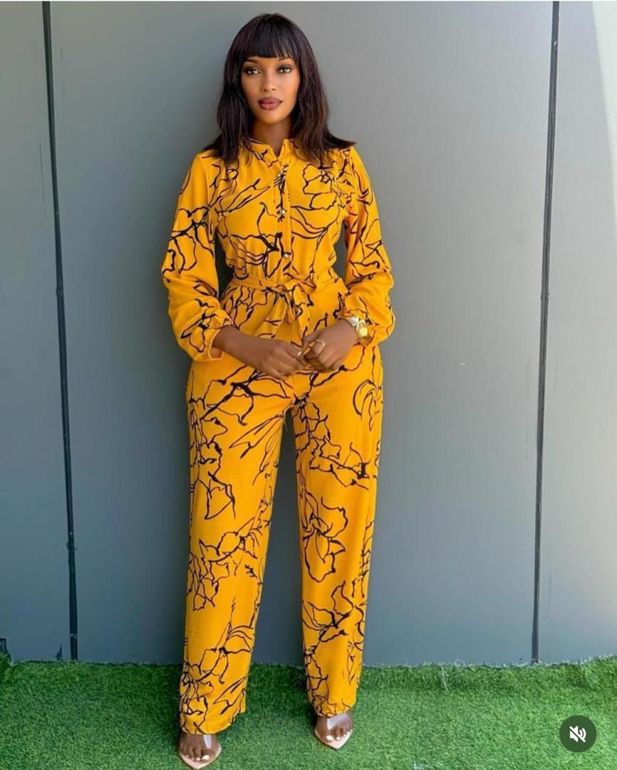 M&amp;J  High-Waisted V-Neck Casual Jumpsuits Office Lady Wide Leg Pants Women Rompers