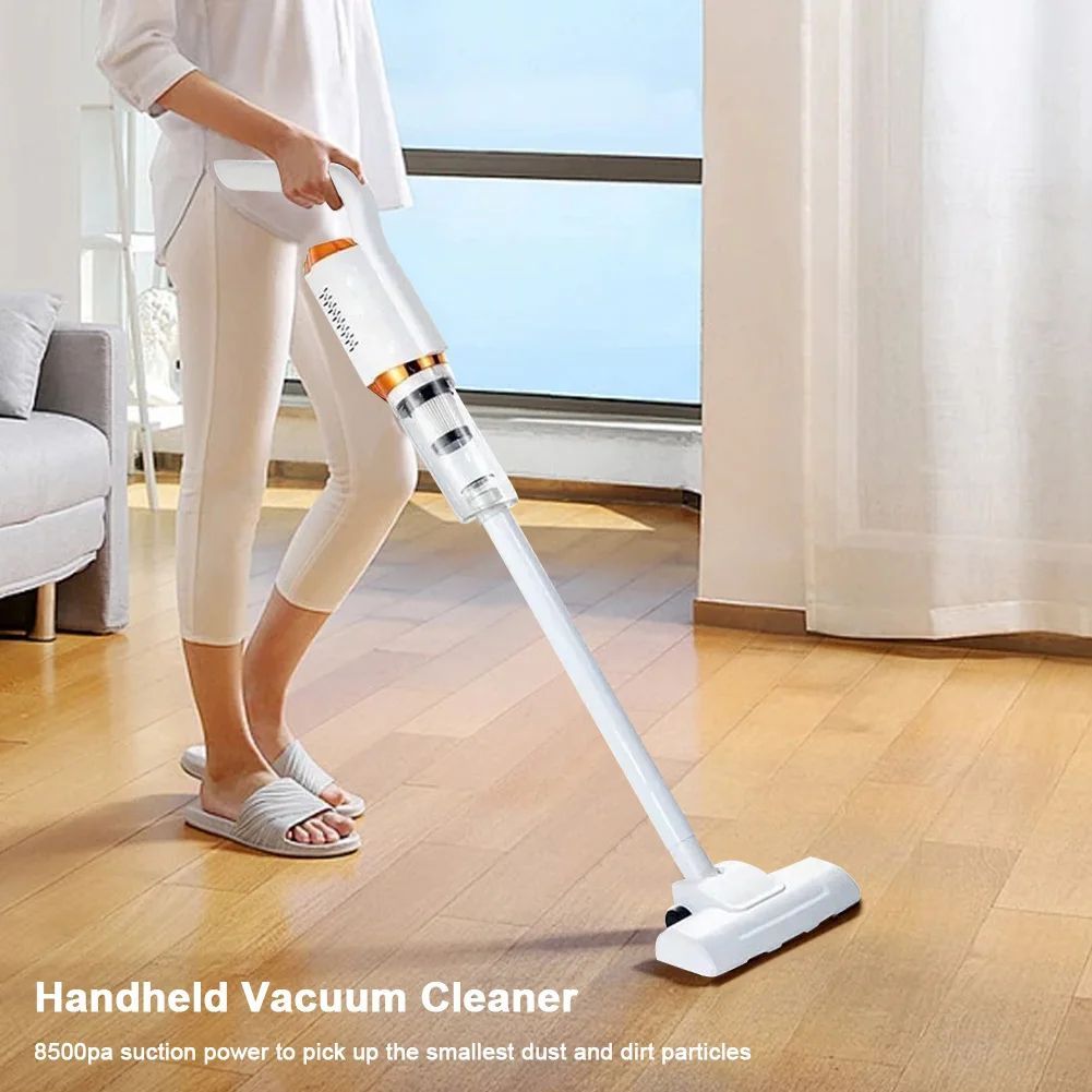 Clearace sale!!!!!Handheld Wireless Vacuum Cleaner USB Rechargeable Strong Suction Cordless Portable Cleaning Robot 120W for Vehicle Home Cleaning