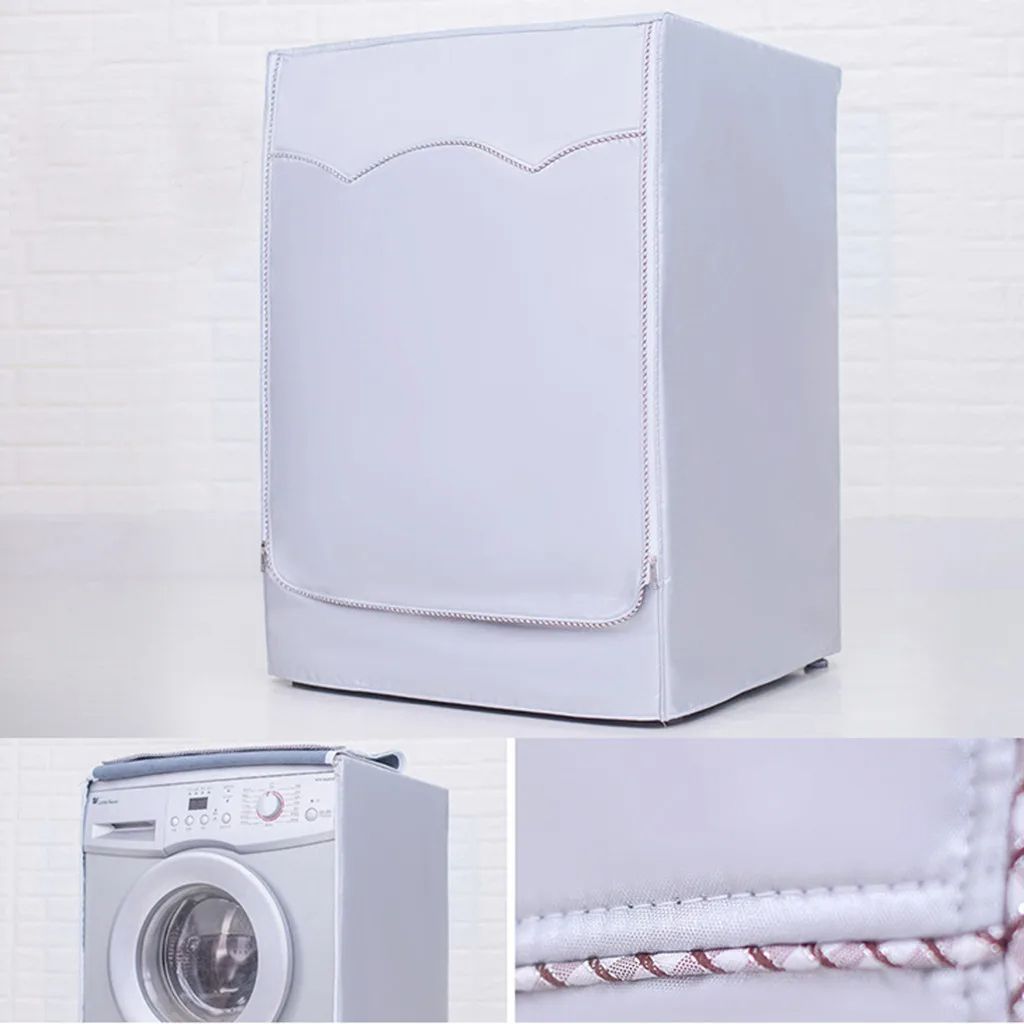 Wash Machine Cover Waterproof dust cover Home Sunscreen Laundry Dryer Cover Coating Roller Washing Machine Dust-proof cover