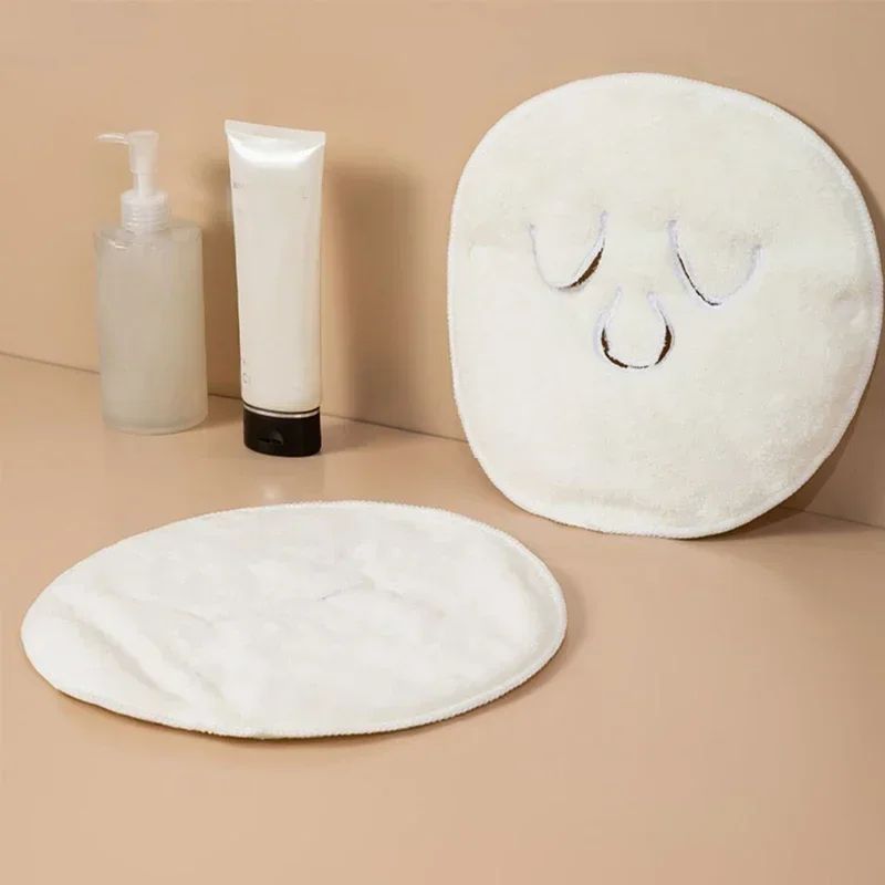Reusable Hot and Cold Compress Face Towel Masks - Moisturizing Facial Steamer for Hot and Cold Skin Care, Soft, Gentle