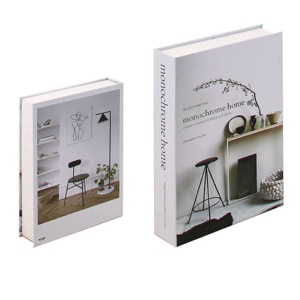 Modern Simulation Books Decorations for Home Luxury Coffee Table Ornaments Living Room Study Soft Fake Book Decorations Gifts
