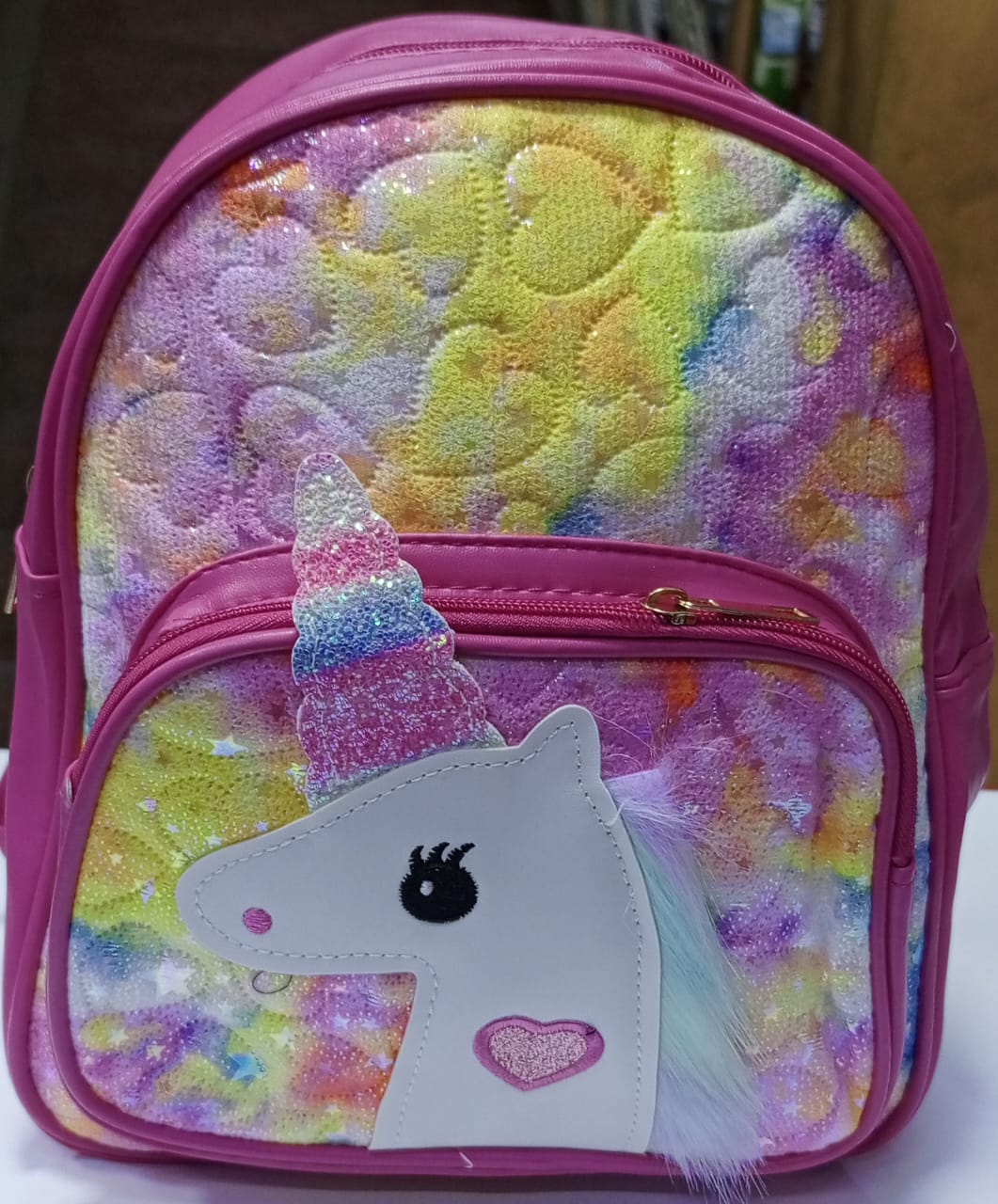 Cute Cartoon Animal Design Plush Backpack Kindergarten Children's Bag Disney Minnie Kids Baby School Bag