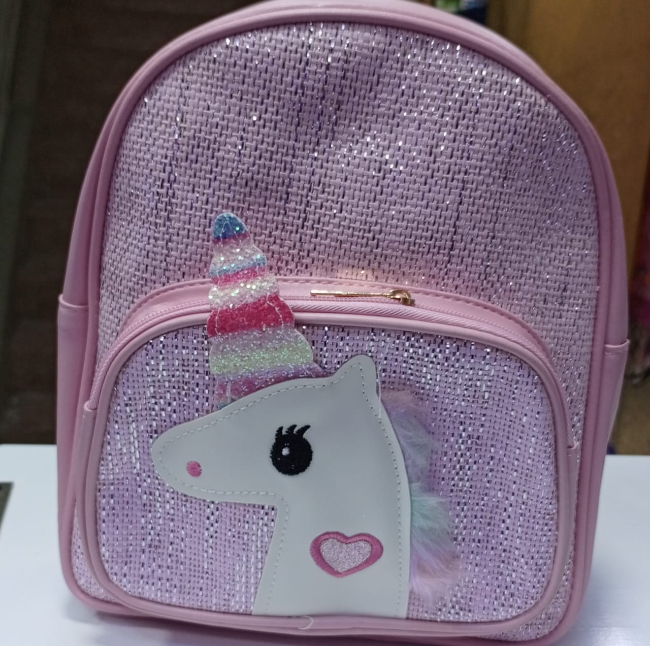 Cute Cartoon Animal Design Plush Backpack Kindergarten Children's Bag Disney Minnie Kids Baby School Bag