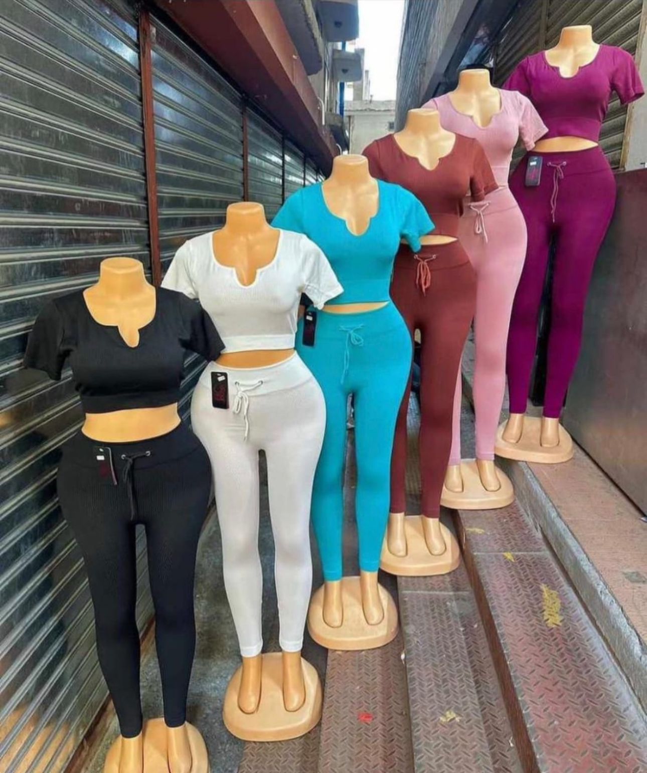 2Pcs Set Yoga Set Women Sport Suit Gymwear Workout Clothes Long Sleeve Gym Crop Top High Waist Leggings Fitness Sports Wear