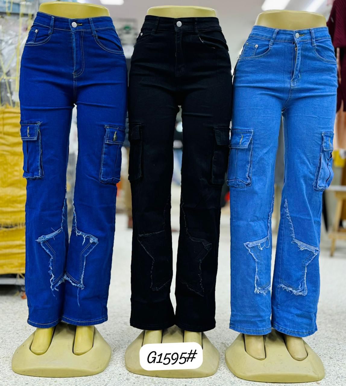 Ladies Denim Jeans Trouser High Waist Jeans is slim Fitting, Has a Great Stretch and Comfortable to Wear Original Quality