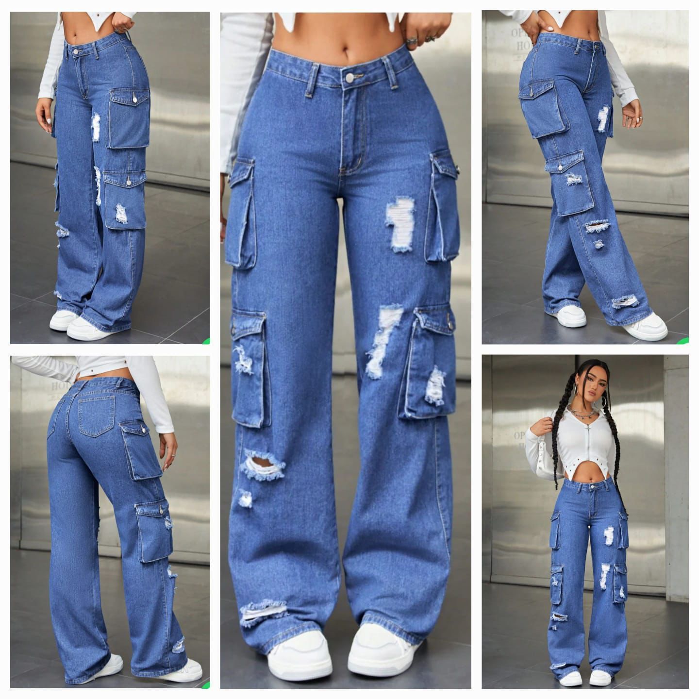 Ladies Denim Jeans Trouser High Waist Jeans is slim Fitting, Has a Great Stretch and Comfortable to Wear Original Quality
