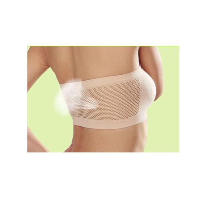 Fashion Women Basic Stretch Layer Sless Seamless Solid Nursing Bra Cropped Tube Top Bra