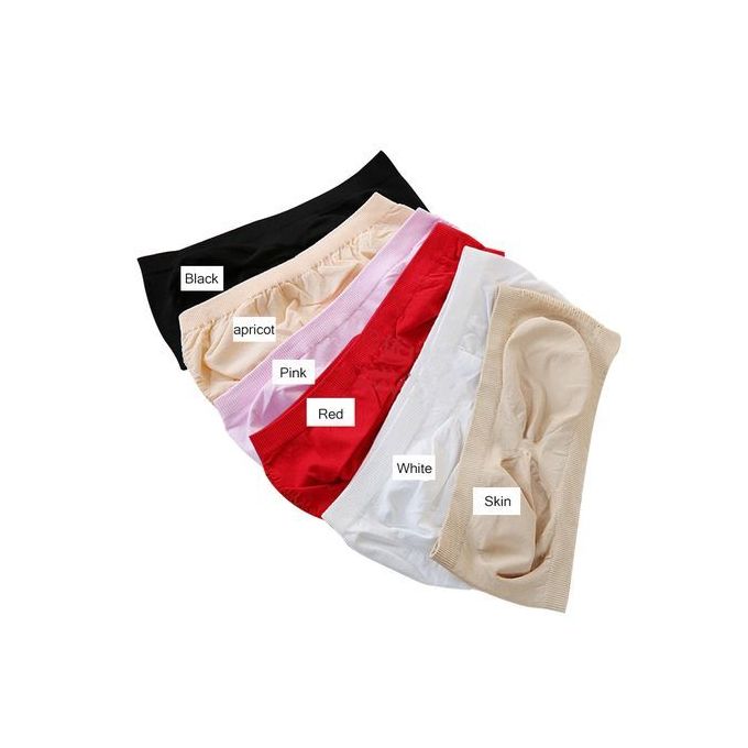 Fashion Women Basic Stretch Layer Sless Seamless Solid Nursing Bra Cropped Tube Top Bra