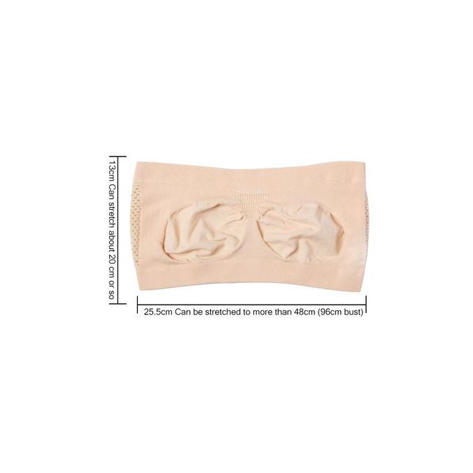 Fashion Women Basic Stretch Layer Sless Seamless Solid Nursing Bra Cropped Tube Top Bra