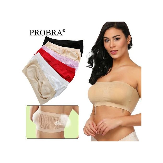 Fashion Women Basic Stretch Layer Sless Seamless Solid Nursing Bra Cropped Tube Top Bra