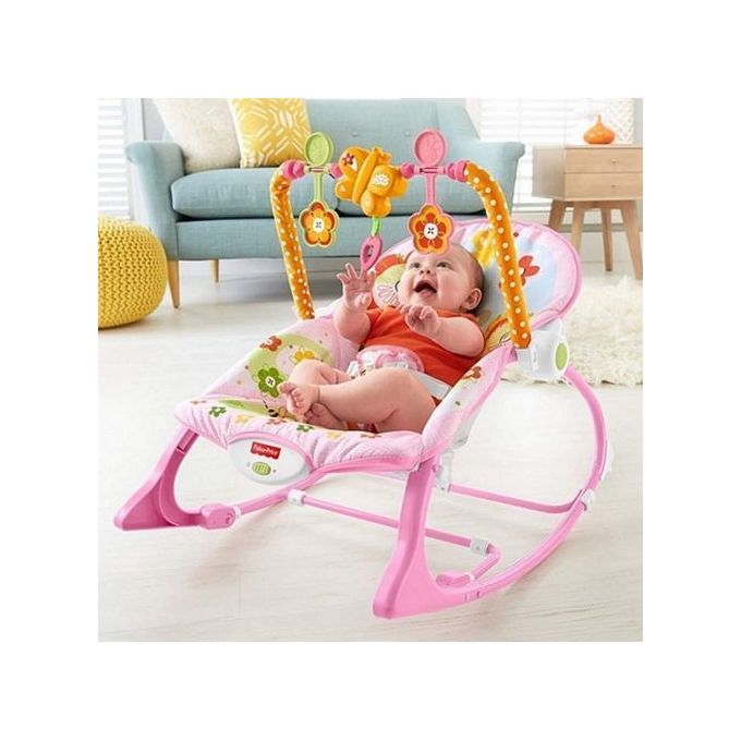 Hu-Baby Trendy 2 In 1 Toddler Portable Baby Rocker-