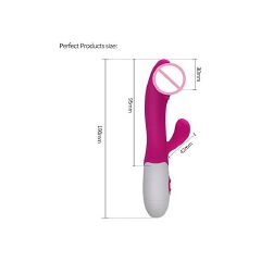 Silicone Women's Cli_t G Spot Vaginal Vibrator Dildo Sex Toy