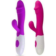 Silicone Women's Cli_t G Spot Vaginal Vibrator Dildo Sex Toy
