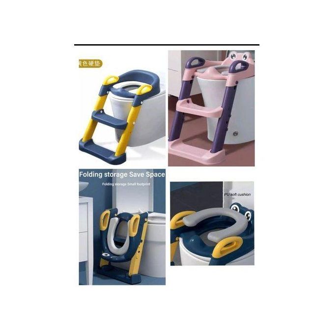 Baby auxiliary toilet ladder folding Seat for kids Training