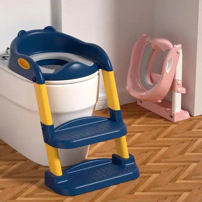 Baby auxiliary toilet ladder folding Seat for kids Training