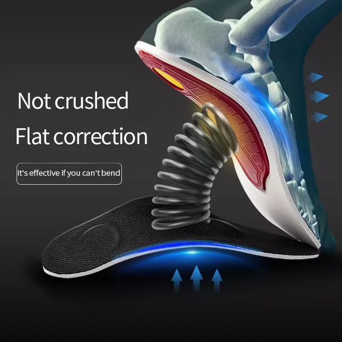 Orthopedic Arch Support Insole Shoe Pad For Flat Foot Correction And Pain Relief Inner Sole.