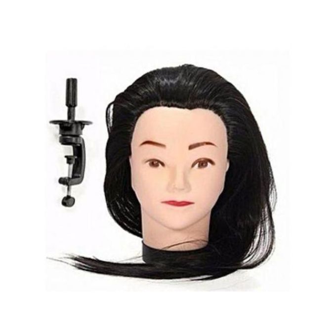 Dummy Head Doll With Hair, Hairdressing Training Doll Model