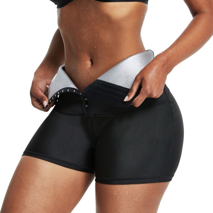Sweat Waist Trainer Belt Body Shaper Pants Workout Shorts Sauna Effect Leggings Tummy Control Slimming Shapewear Thigh Trimmer