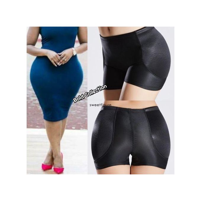 Hot Crush Padded Hip Up Booty Booster Biker Sexy Butt' Lifter Boyshorts Mid Rise Curvy Hips Butt Enhancer