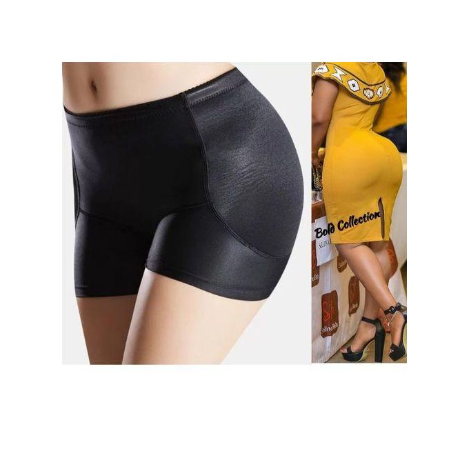 Hot Crush Padded Hip Up Booty Booster Biker Sexy Butt' Lifter Boyshorts Mid Rise Curvy Hips Butt Enhancer