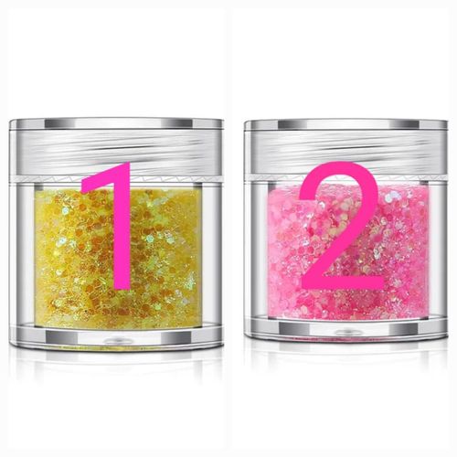 Shimmers/Glitters /Face /Body /Eye /Hair/ Nails Holographic Chunky  Craft Glitter for Resin Art Crafts, Cosmetic Glitter for Nail Body Face Eye, Epoxy Resin Glitter Sequin flake Dust Powder Glitters