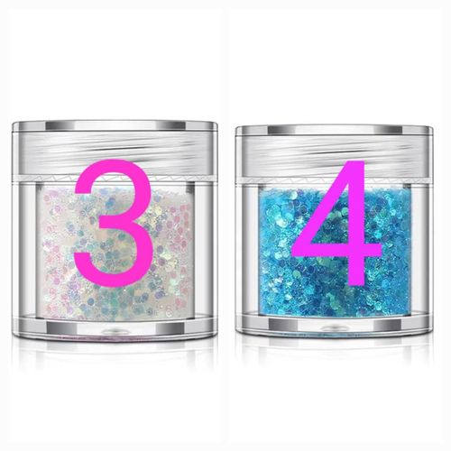 Shimmers/Glitters /Face /Body /Eye /Hair/ Nails Holographic Chunky  Craft Glitter for Resin Art Crafts, Cosmetic Glitter for Nail Body Face Eye, Epoxy Resin Glitter Sequin flake Dust Powder Glitters