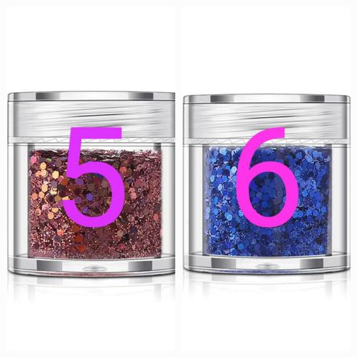Shimmers/Glitters /Face /Body /Eye /Hair/ Nails Holographic Chunky  Craft Glitter for Resin Art Crafts, Cosmetic Glitter for Nail Body Face Eye, Epoxy Resin Glitter Sequin flake Dust Powder Glitters