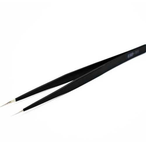 Precision Tweezers Set, Upgraded Anti-Static Stainless Steel of Tweezers, for Electronics, Soldering, Laboratory Work, Jewelry-Making, Model, Craft