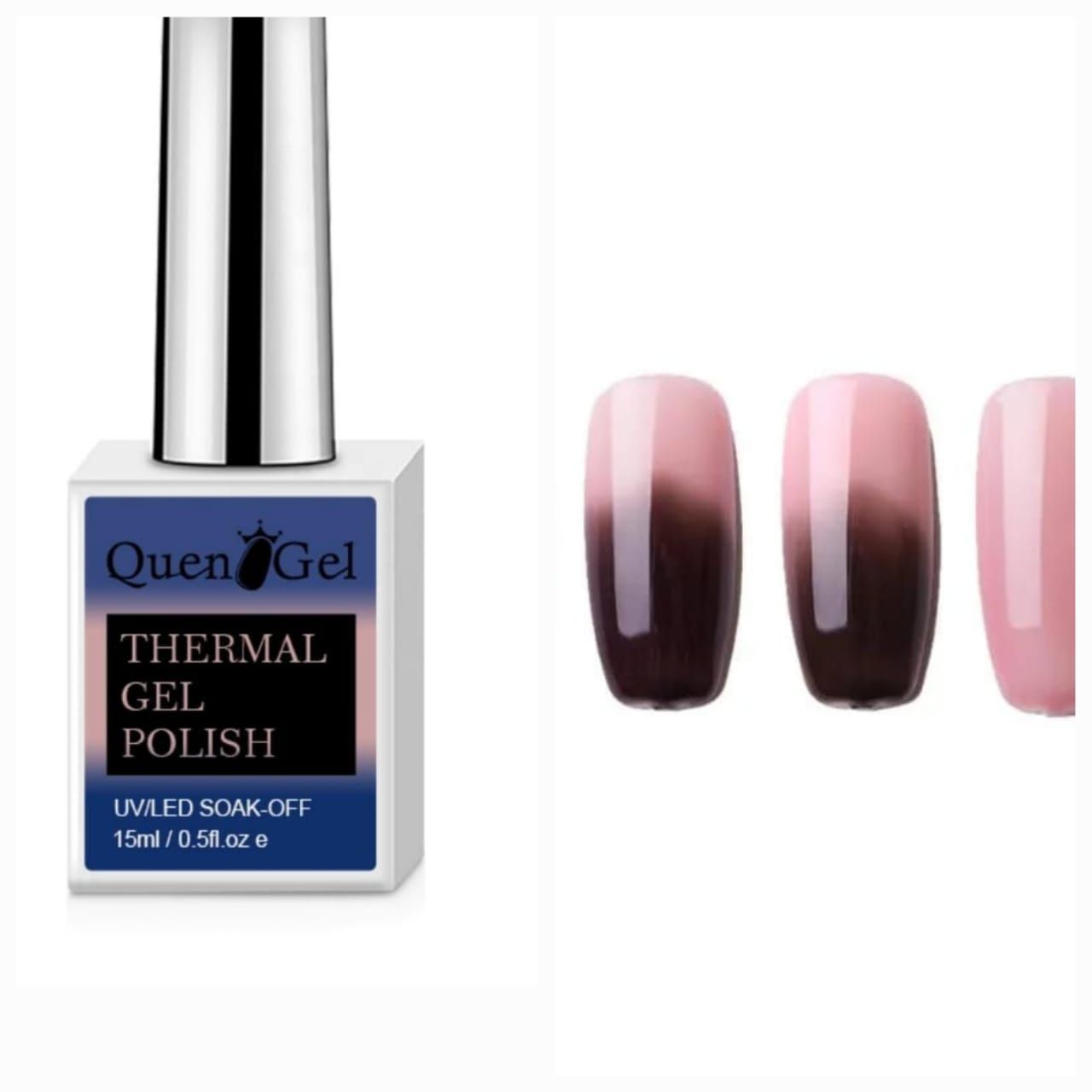 15ml Color Changing Gel Nail Polish  Mood Temperature Change Gel Polish Soak Off Temperature Changing Gel Polish Thermal Ge Polish UV/LED Gel Polish