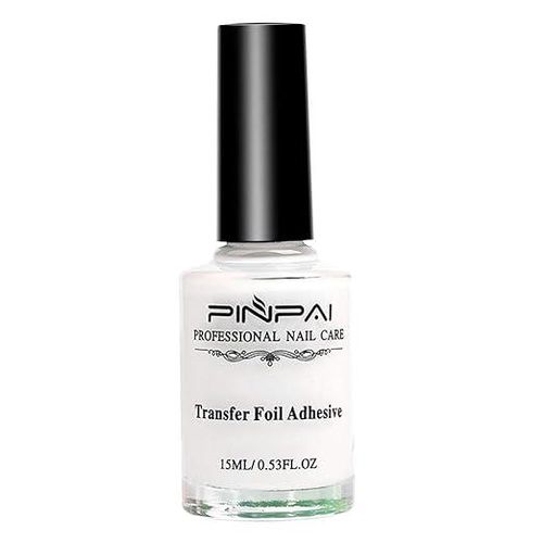 Nail Foil Glue Gel for Foil Art Stickers Strong Adhesion Nail Complete Transfer Nail Glue For Transfer Foils Sticker Adhesive Nail Gel Starry Paper Stamping Glue No Need Dryer Manicure Designs Tools