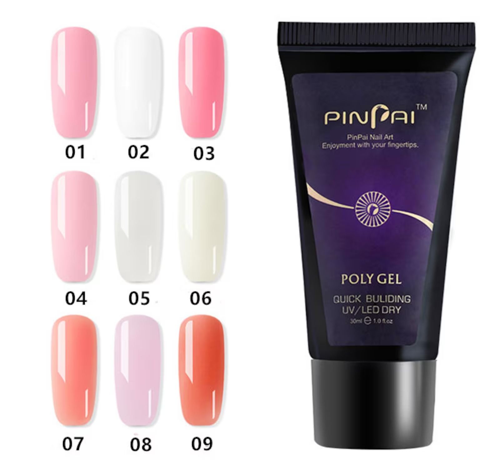 Poly  Gel Nail Gel Builder Nail Extension Acrylic Nails Enhancement Thickening Trendy Nail Art Design Salon Professional Acrygel Nail Extension Builder Poly gel Polygel Salon