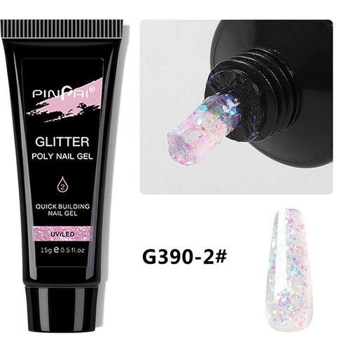 Poly Gel Glitters  Nail Gel Builder Nail Extension Acrylic Nails Enhancement Thickening Trendy Nail Art Design Professional Acrygel Nail Extension Builder Poly gel Polygel Glitters Glittered poly Gel